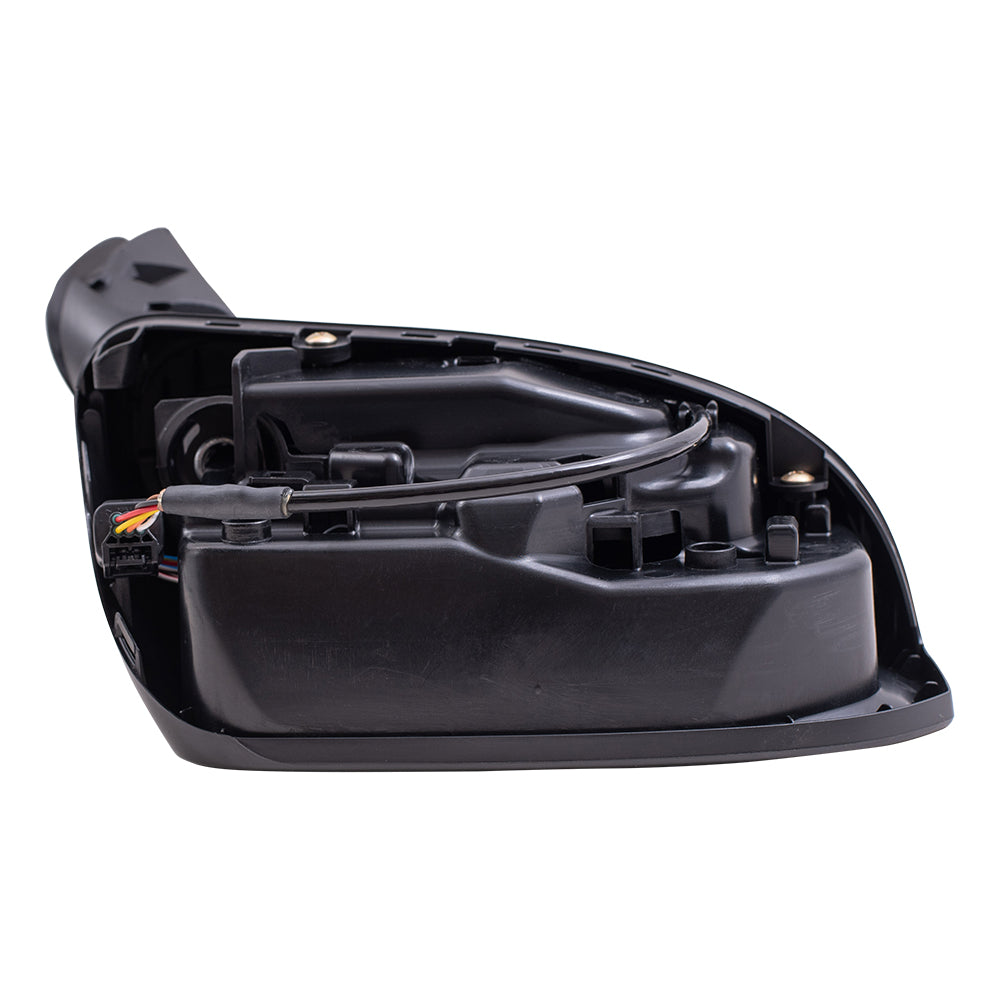 Brock Aftermarket Replacement Passenger Right Paint to Match Black Power Mirror with Heat-Side View Camera Compatible with 2014-2015 Honda Civic Sedan