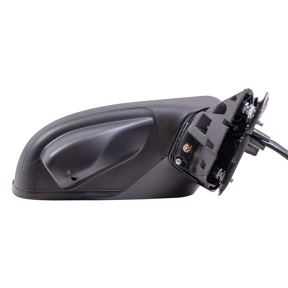 Brock Aftermarket Replacement Passenger Right Paint to Match Black Power Mirror with Heat-Side View Camera Compatible with 2014-2015 Honda Civic Sedan