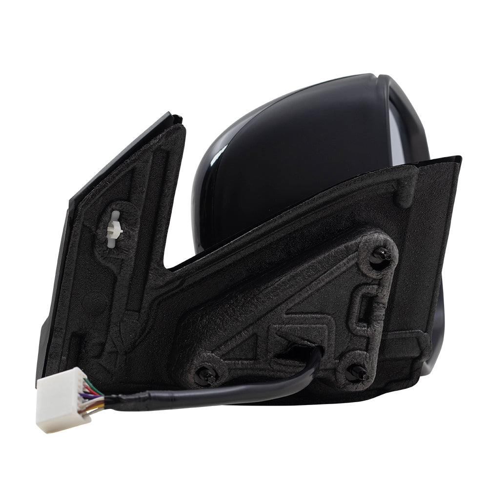 2019-2022 Honda Pilot EX-L/Special Edition/TrailSport Power Mirror Assembly Paint To Match Black Manual Folding With Heat-Signal-Memory Without Auto Dimming-RH Side View Camera Set LH+RH 2019-2023 Honda Passport EX-L