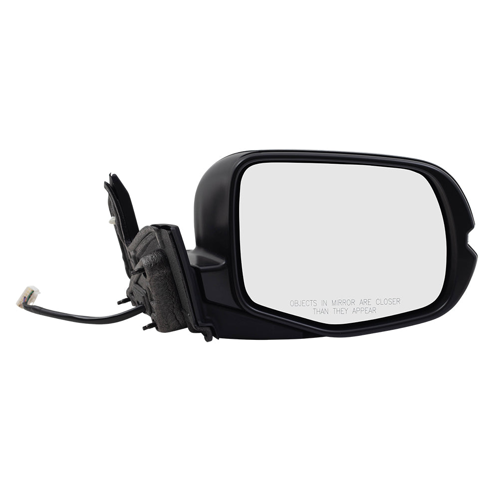 2019-2022 Honda Pilot EX-L/Special Edition/TrailSport Power Mirror Assembly Paint To Match Black Manual Folding With Heat-Signal-Memory Without Auto Dimming-Side View Camera RH 2019-2023 Honda Passport EX-L