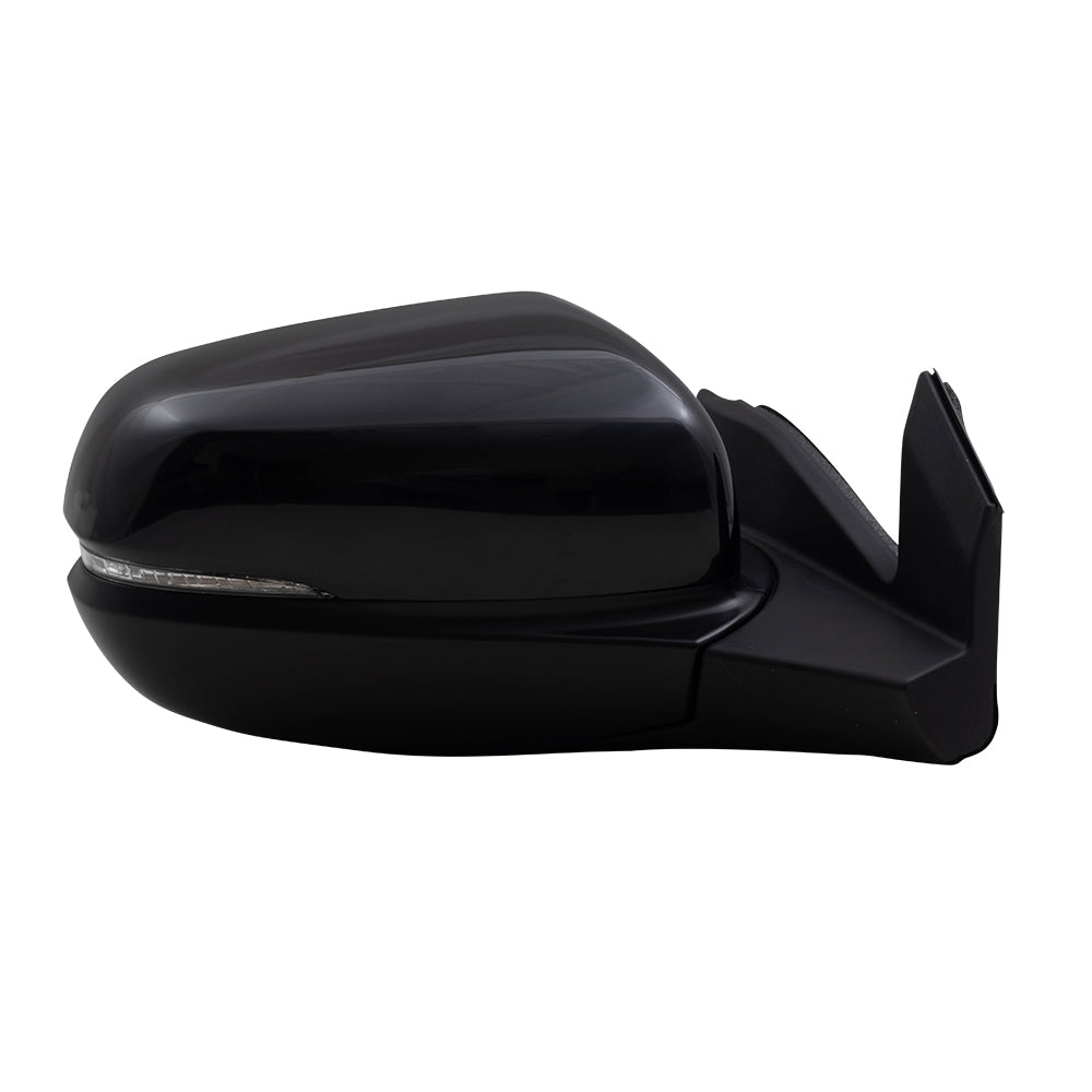 2019-2022 Honda Pilot EX-L/Special Edition/TrailSport Power Mirror Assembly Paint To Match Black Manual Folding With Heat-Signal-Memory Without Auto Dimming-Side View Camera RH 2019-2023 Honda Passport EX-L