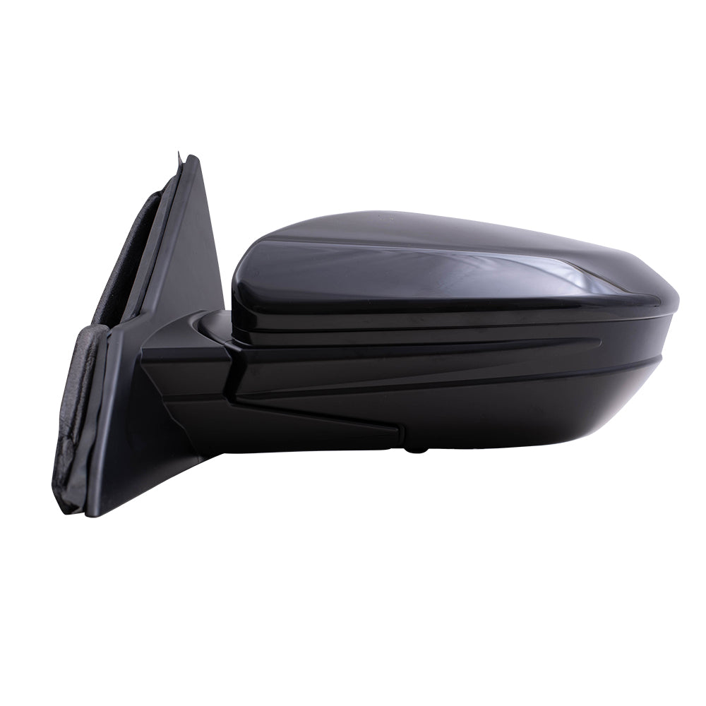 Brock Replacement Driver Side Power Heated Mirror Compatible with 2017 2018 2019 Civic Sedan
