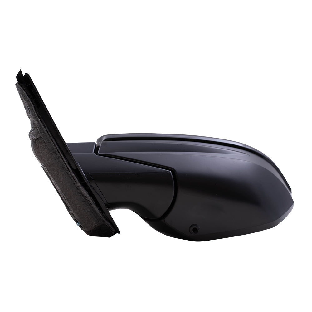 Brock Replacement Driver Side Power Heated Mirror Compatible with 2017 2018 2019 Civic Sedan