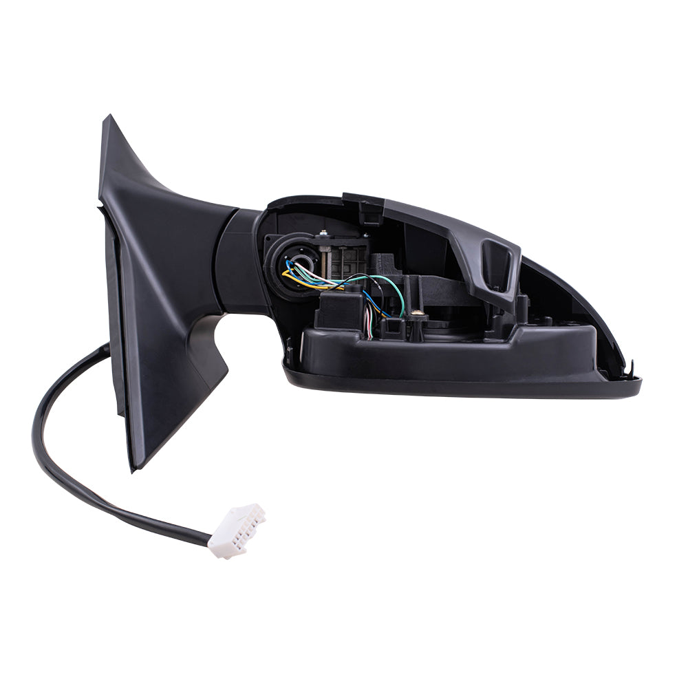 Brock Aftermarket Replacement Passenger Right Power Mirror Paint To Match Black With Heat-Blind Spot Detection Without Signal-Memory-Camera Compatible With 2018-2021 Honda Accord