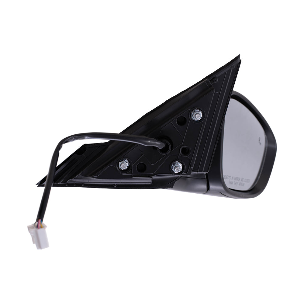 Brock Replacement Set Driver and Passenger Power Side Mirrors Heated Signal Blind Spot Detection Compatible with 2018-2020 Accord 2018-2019 Accord Hybrid