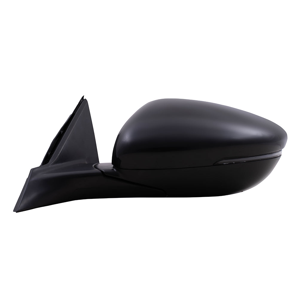 Brock Replacement Driver Power Side Mirror Heated Signal Blind Spot Detection Compatible with 2018-2020 Accord 2018-2019 Accord Hybrid