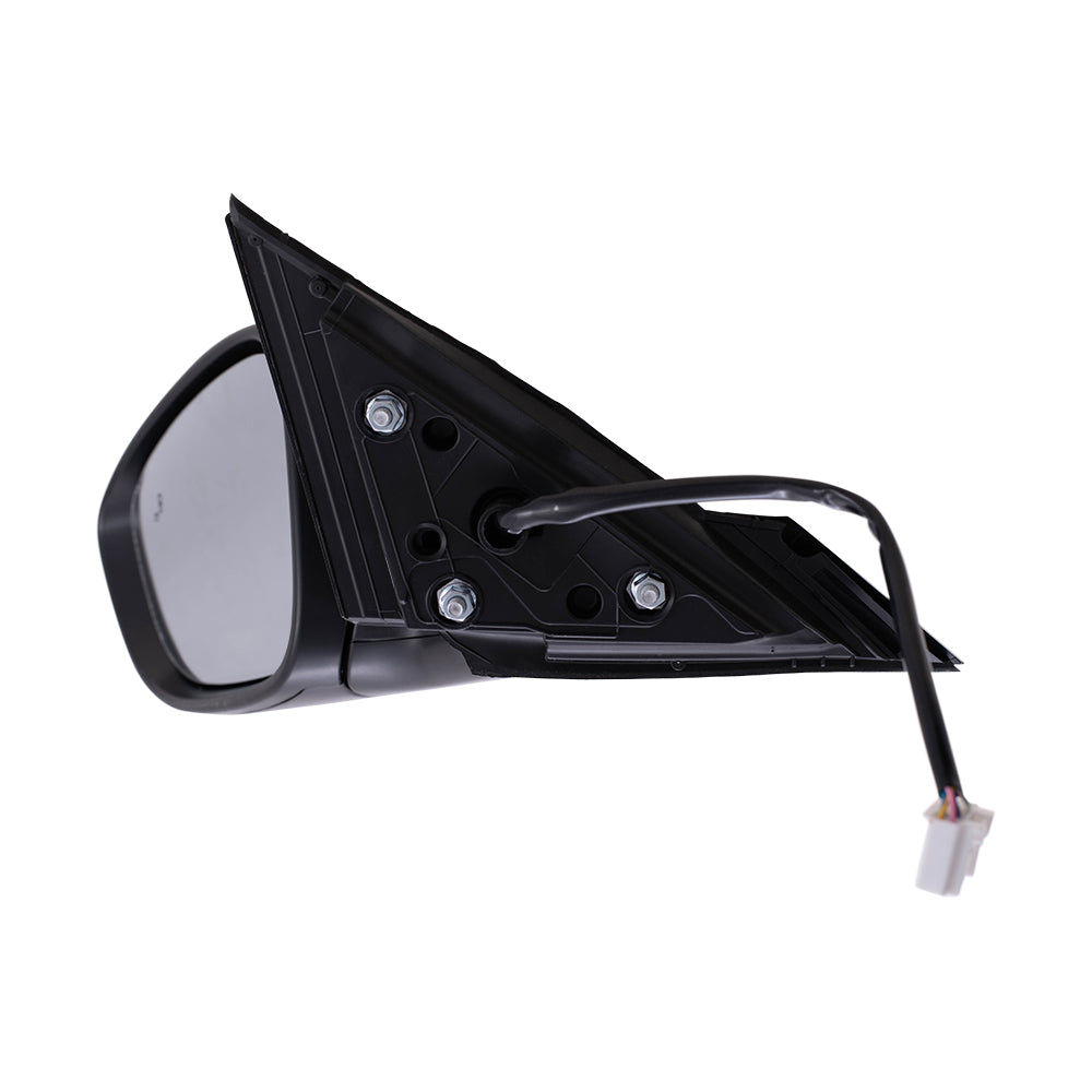 Brock Replacement Driver Power Side Mirror Heated Signal Blind Spot Detection Compatible with 2018-2020 Accord 2018-2019 Accord Hybrid