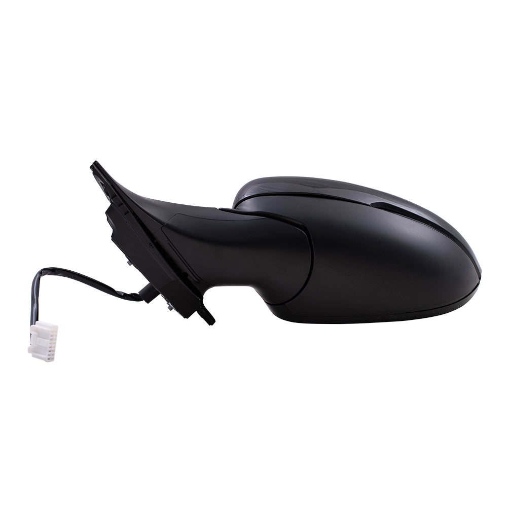 Brock Replacement Driver Power Side Mirror Heated Signal Blind Spot Detection Compatible with 2018-2020 Accord 2018-2019 Accord Hybrid