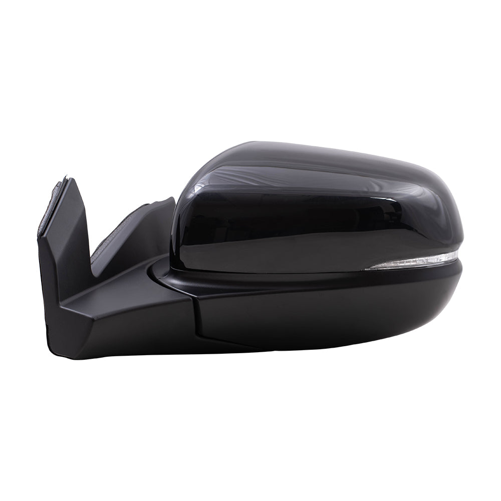 2019-2023 Honda Passport Touring/TrailSport Power Mirror Paint To Match Black Power Folding With Heat-Signal-Memory Without Auto Dimming LH