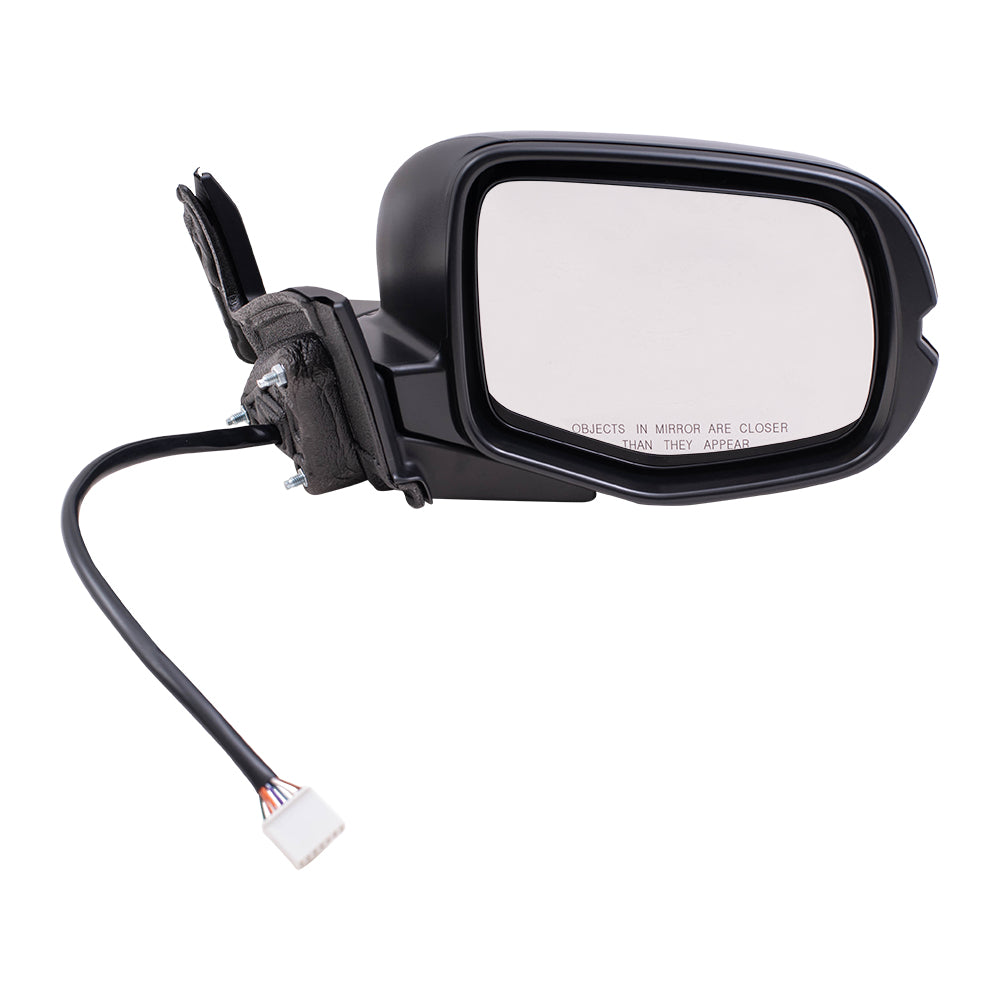 2019-2023 Honda Passport Touring/TrailSport Power Mirror Paint To Match Black Power Folding With Heat-Signal-Memory Without Auto Dimming-Side View Camera RH
