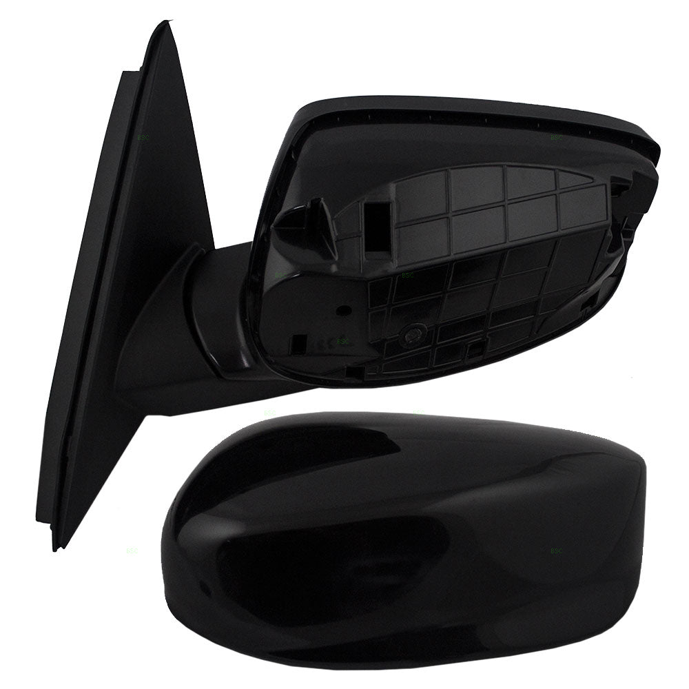 Brock Replacement Drivers Power Side View Mirror Heated Compatible with 2008-2012 Accord Sedan 76258TA5A11