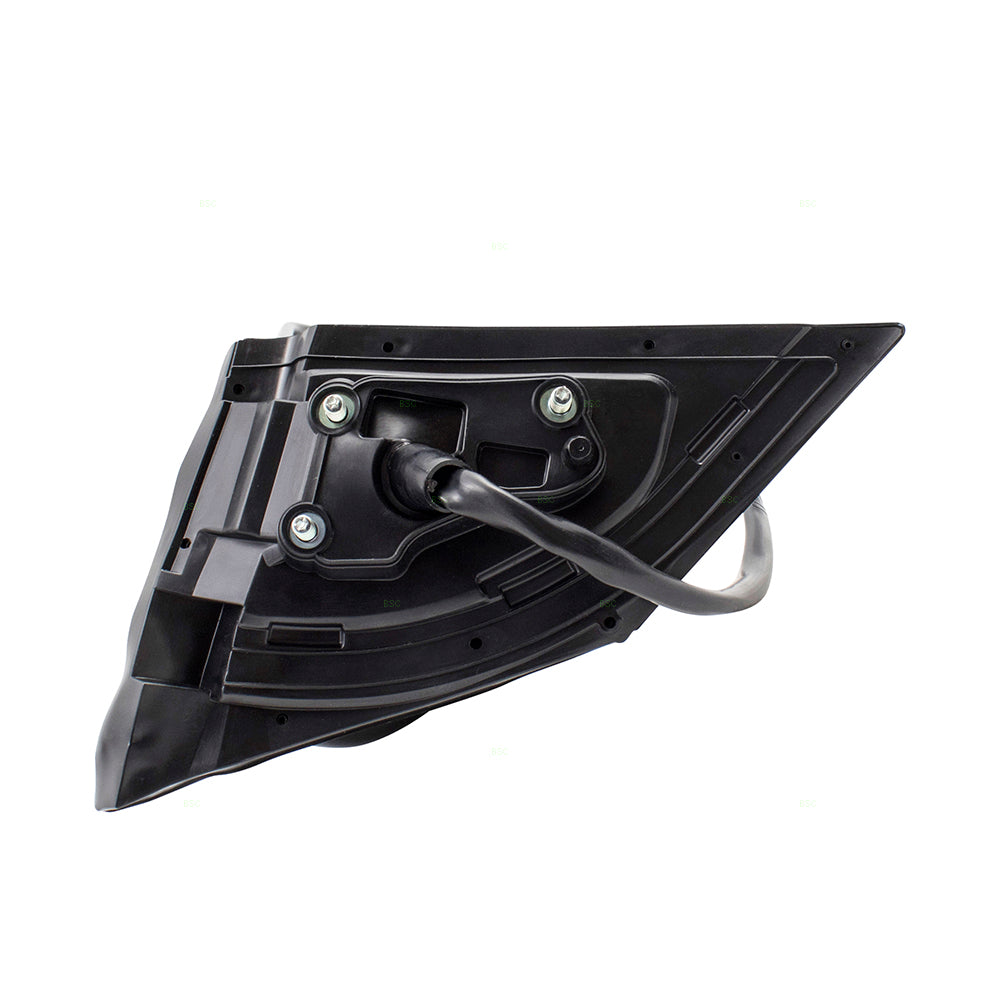 Brock Replacement Drivers Power Side View Mirror Heated Signal Left Compatible with 11-15 CR-Z 76250SZT306