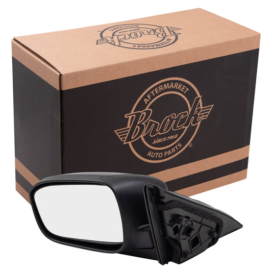 Fits Honda Accord Sedan 03-07 Drivers Side View Power Mirror Heated Black Cover