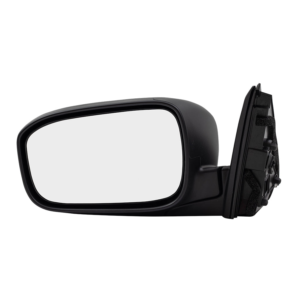 Brock Replacement Pair Set Power Side View Mirrors Heated w/ Black Covers Compatible with 03-07 Accord Sedan 76250SDAA23ZA 76200SDRC11ZA
