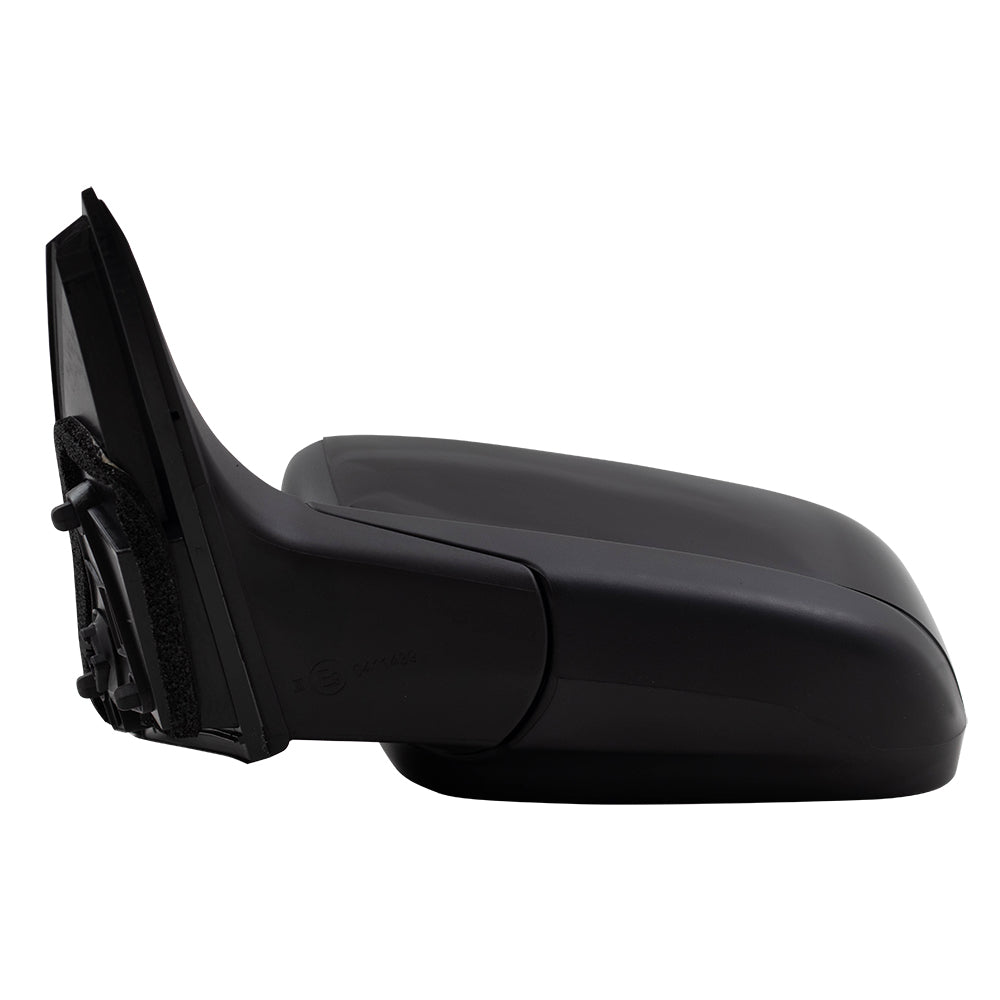 Brock Replacement Pair Set Power Side View Mirrors Heated w/ Black Covers Compatible with 03-07 Accord Sedan 76250SDAA23ZA 76200SDRC11ZA