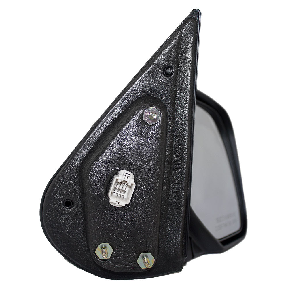 Brock Replacement Passengers Power Side View Mirror Heated Ready-to-Paint Compatible with 2006-2014 Ridgeline Pickup Truck 76200-SJC-A31