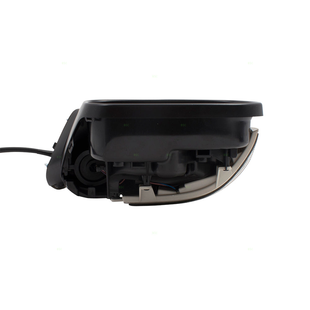 Brock Replacement Drivers Power Side View Mirror w/ Signal Left Compatible with 12-13 Civic Hybrid 76258TR2305 76258TT1305