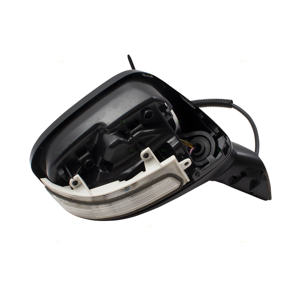 Brock Replacement Passengers Power Side View Mirror w/ Signal Right Compatible with 12-13 Civic Hybrid 76208TR2305 76208TT1305