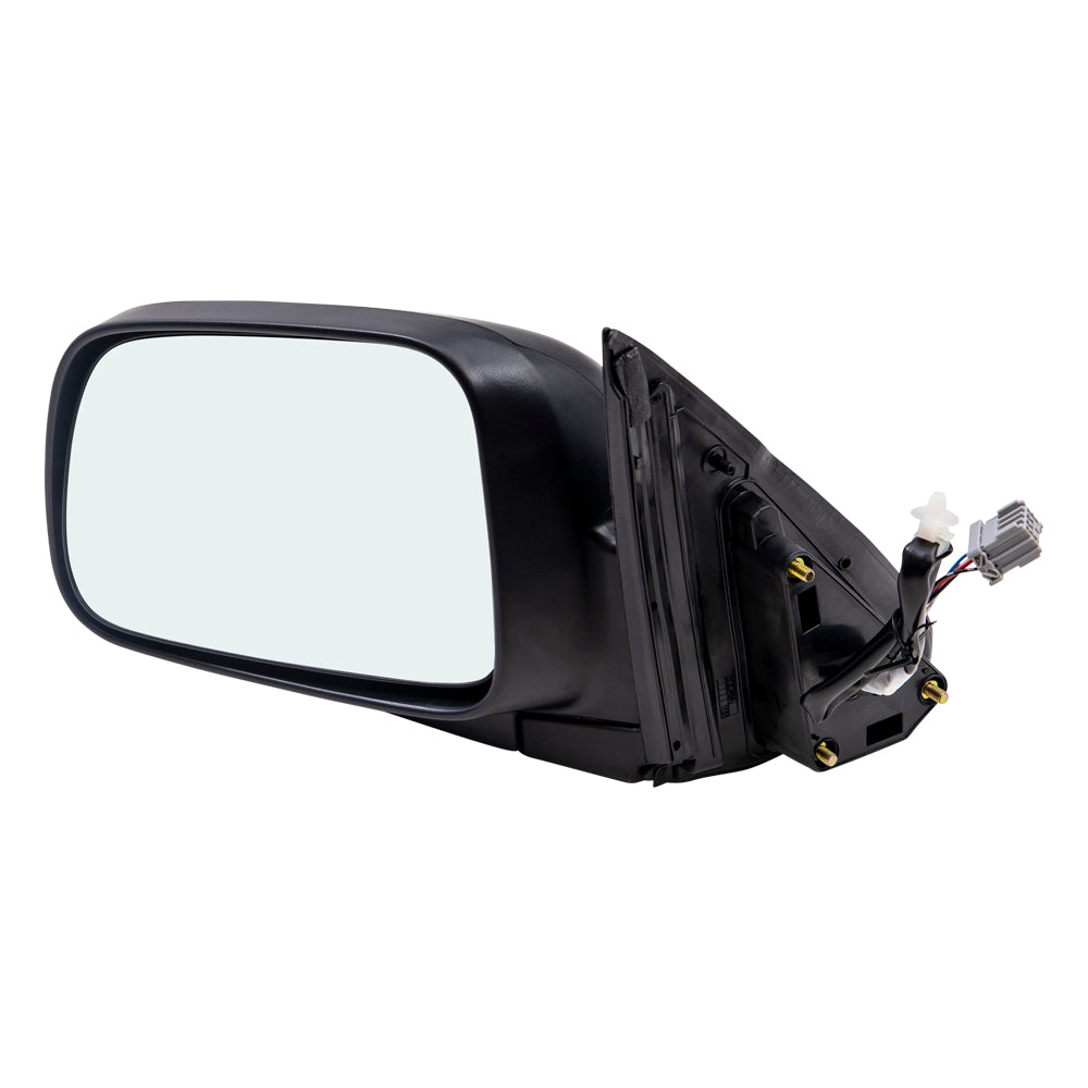 Brock Replacement Drivers Power Side View Mirror Heated Textured Compatible with CR-V SUV 76250-S9A-A12ZA