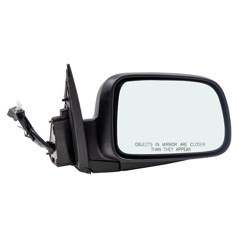Brock Replacement Driver and Passenger Power Side View Mirrors Heated Textured Compatible with CR-V SUV 76250-S9A-A12ZA 76200-S9A-A12ZA