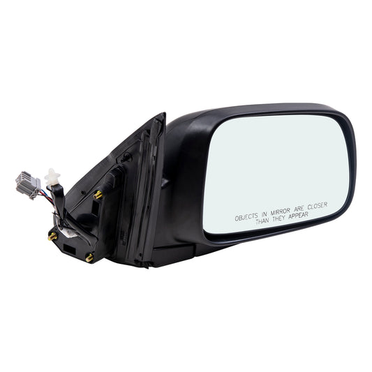 Brock Replacement Passengers Power Side View Mirror Heated Textured Compatible with CR-V SUV 76200-S9A-A12ZA