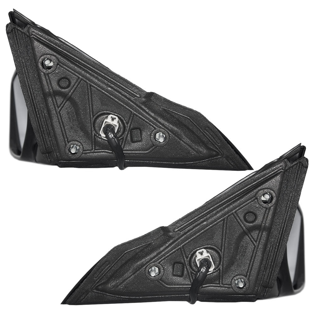Brock Replacement Driver and Passenger Power Side View Mirrors Heated with Signal Compatible with 2013-2016 Accord Coupe 76250-T3L-A51ZE 76200-T3L-A51ZE
