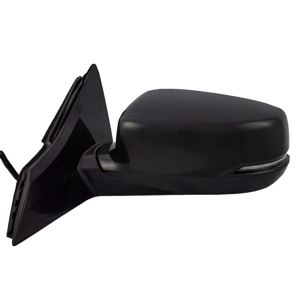 Brock Replacement Drivers Power Side View Mirror Heated with Signal Compatible with 2013-2016 Accord Coupe 76250-T3L-A51ZE