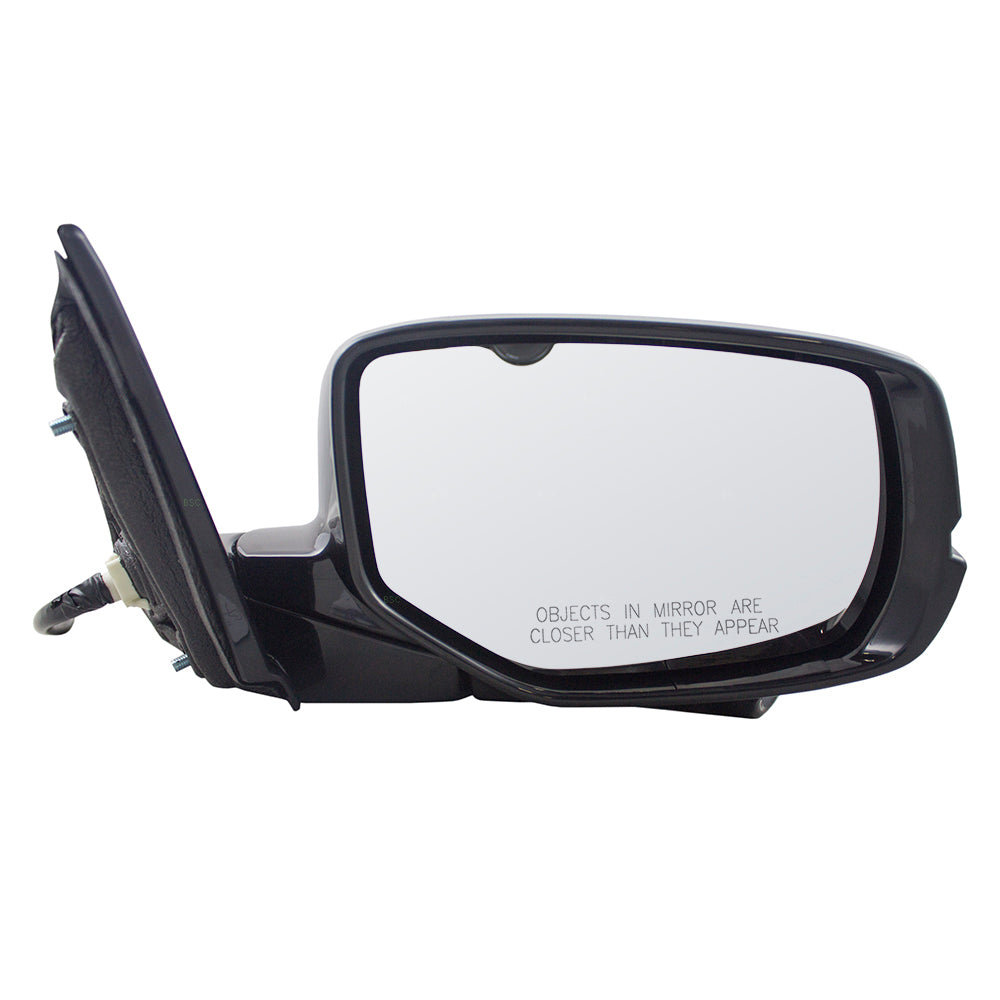 Brock Replacement Passengers Power Side View Mirror Heated Signal w/ Camera Compatible with 13-17 Accord 76200T2GA42ZC
