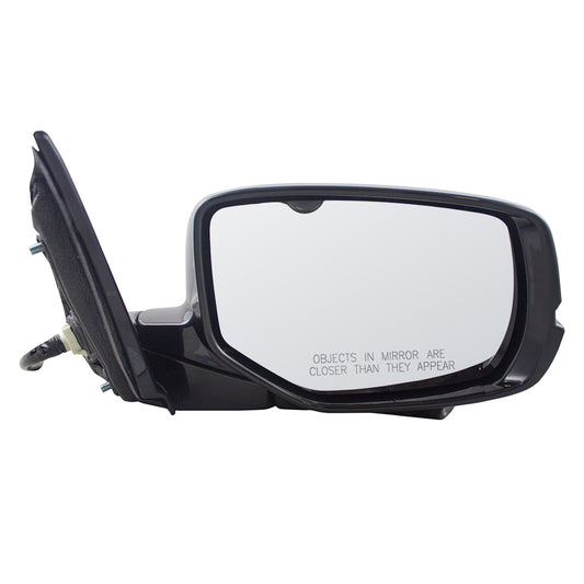 Brock Replacement Passengers Power Side View Mirror Heated Signal w/ Camera Compatible with 13-17 Accord 76200T2GA42ZC