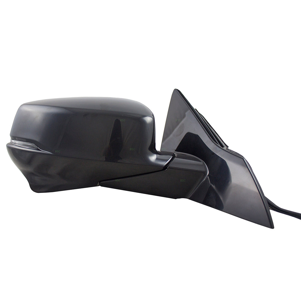 Brock Replacement Passengers Power Side View Mirror Heated Signal w/ Camera Compatible with 13-17 Accord 76200T2GA42ZC