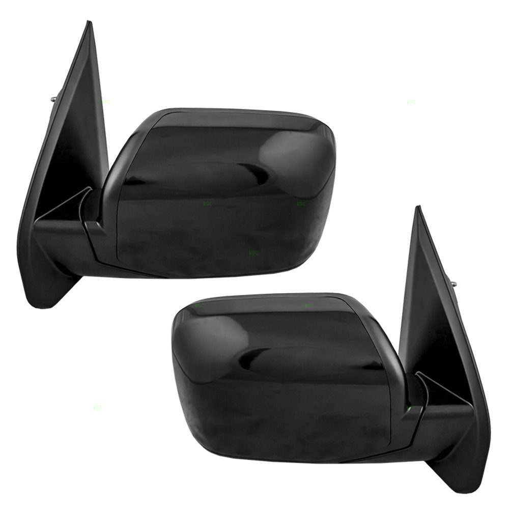 Brock Replacement Driver and Passenger Power Side View Mirrors Heated Compatible with Pilot SUV 76258-SZA-A11ZA 76208-SZA-A11ZA