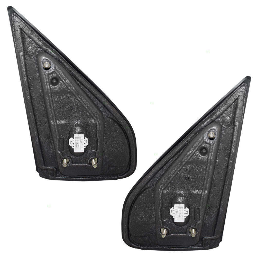 Brock Replacement Driver and Passenger Power Side View Mirrors Heated Compatible with Pilot SUV 76258-SZA-A11ZA 76208-SZA-A11ZA