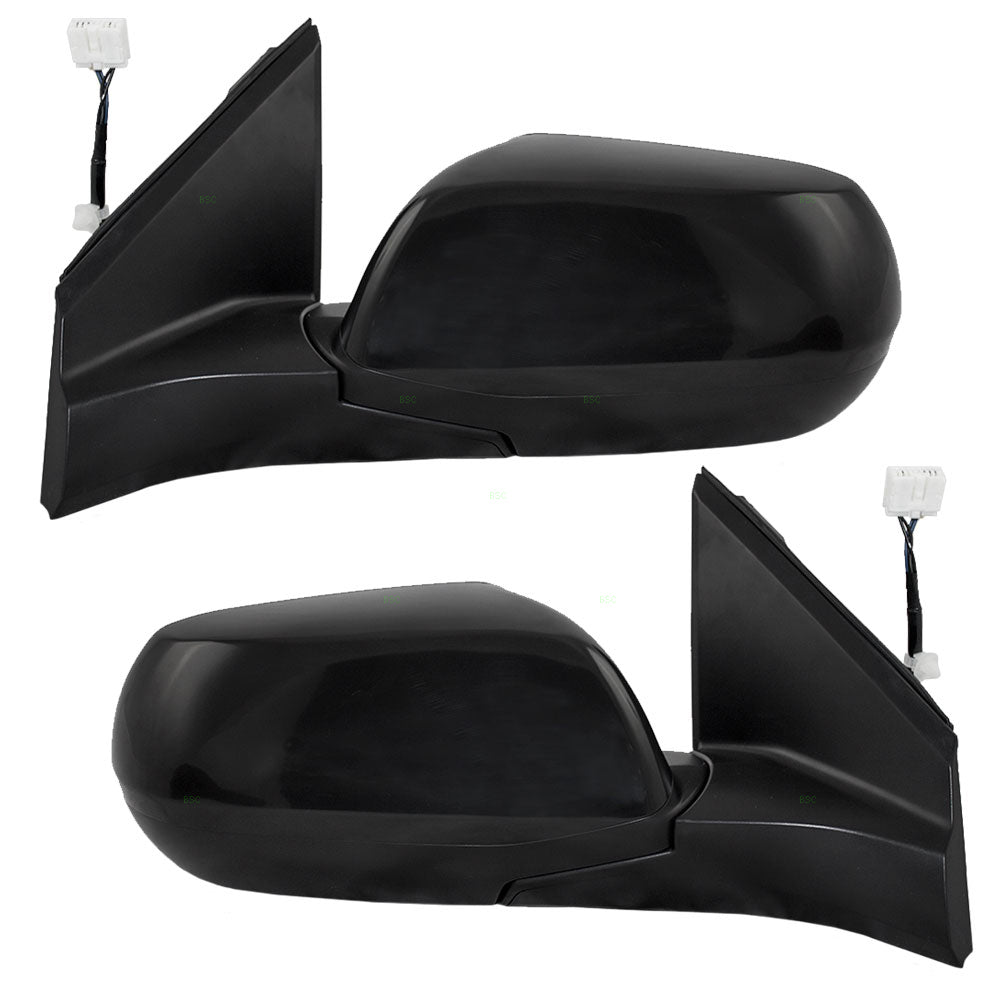 Brock Replacement Driver and Passenger Power Side View Mirrors Heated Compatible with 12-16 CR-V 76258-T0A-A21 76208-T0A-A21