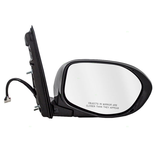 Brock Replacement Passengers Power Side View Mirror Heated Signal Memory Compatible with 2014-2016 Odyseey Van 76200-TK8-A61ZD