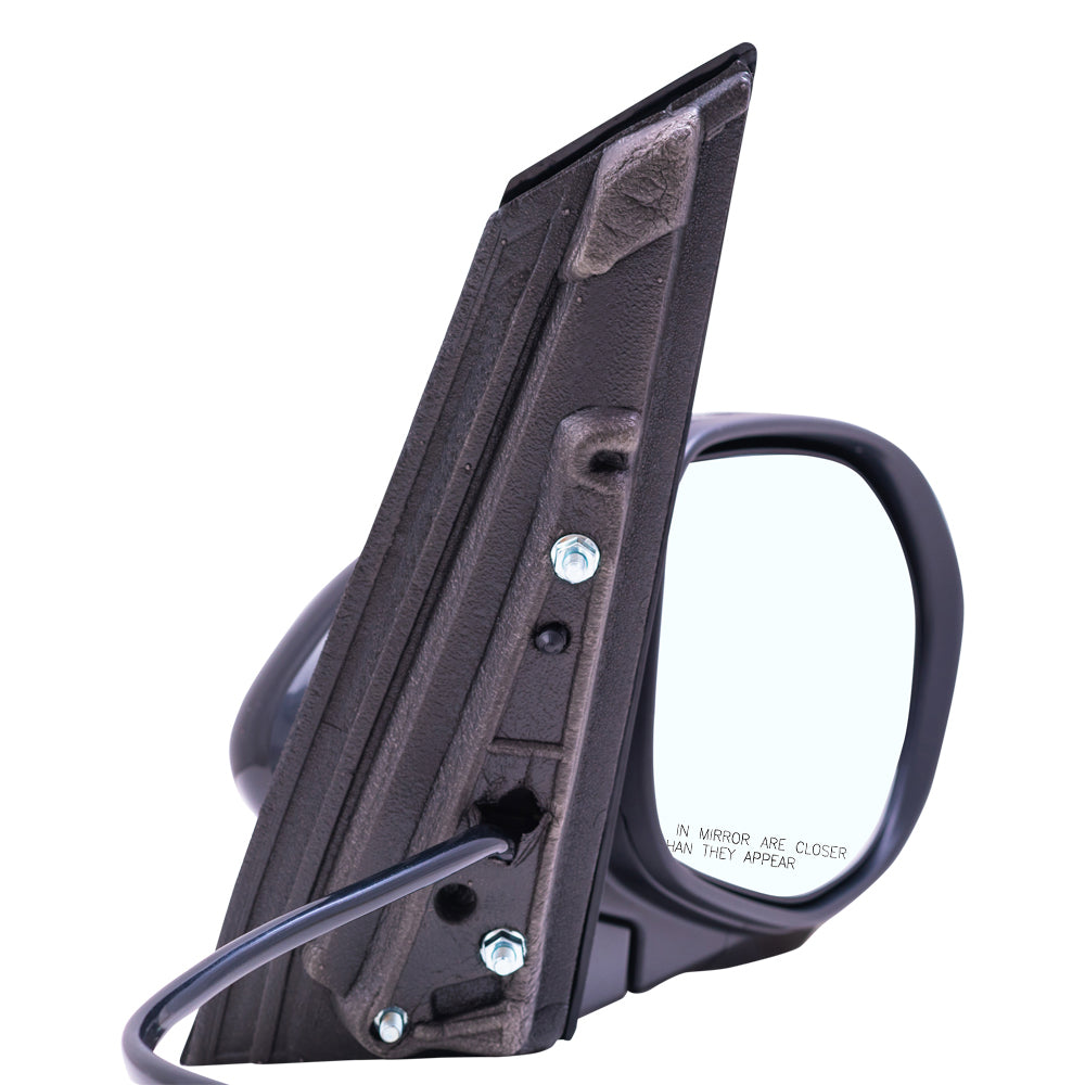 Brock Aftermarket Replacement Passenger Right Power Mirror With Heat-Camera Without Signal-Memory Paint To Match Black Compatible With 2014-2017 Honda Odyssey EX/EX-L