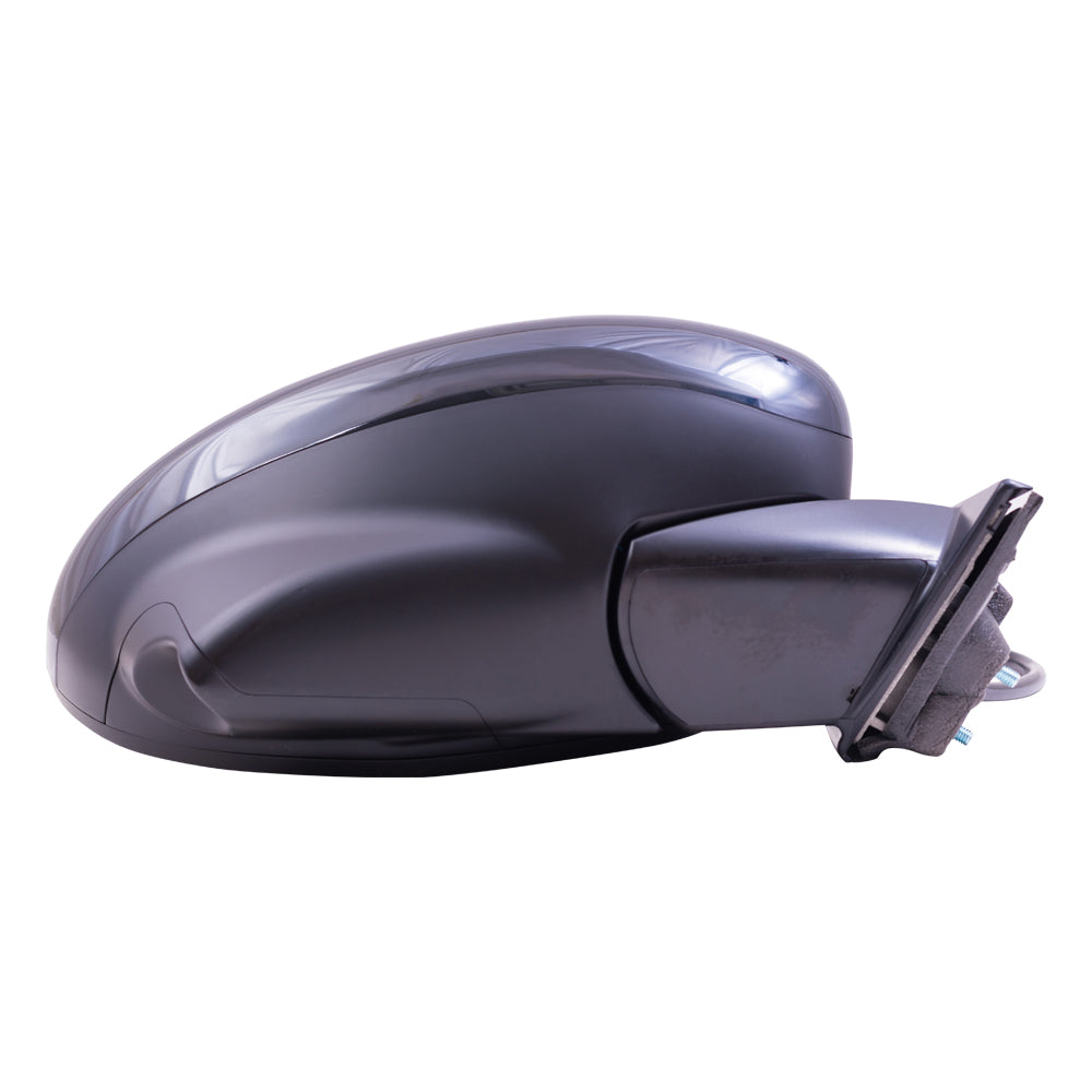 Brock Aftermarket Replacement Passenger Right Power Mirror With Heat-Camera Without Signal-Memory Paint To Match Black Compatible With 2014-2017 Honda Odyssey EX/EX-L