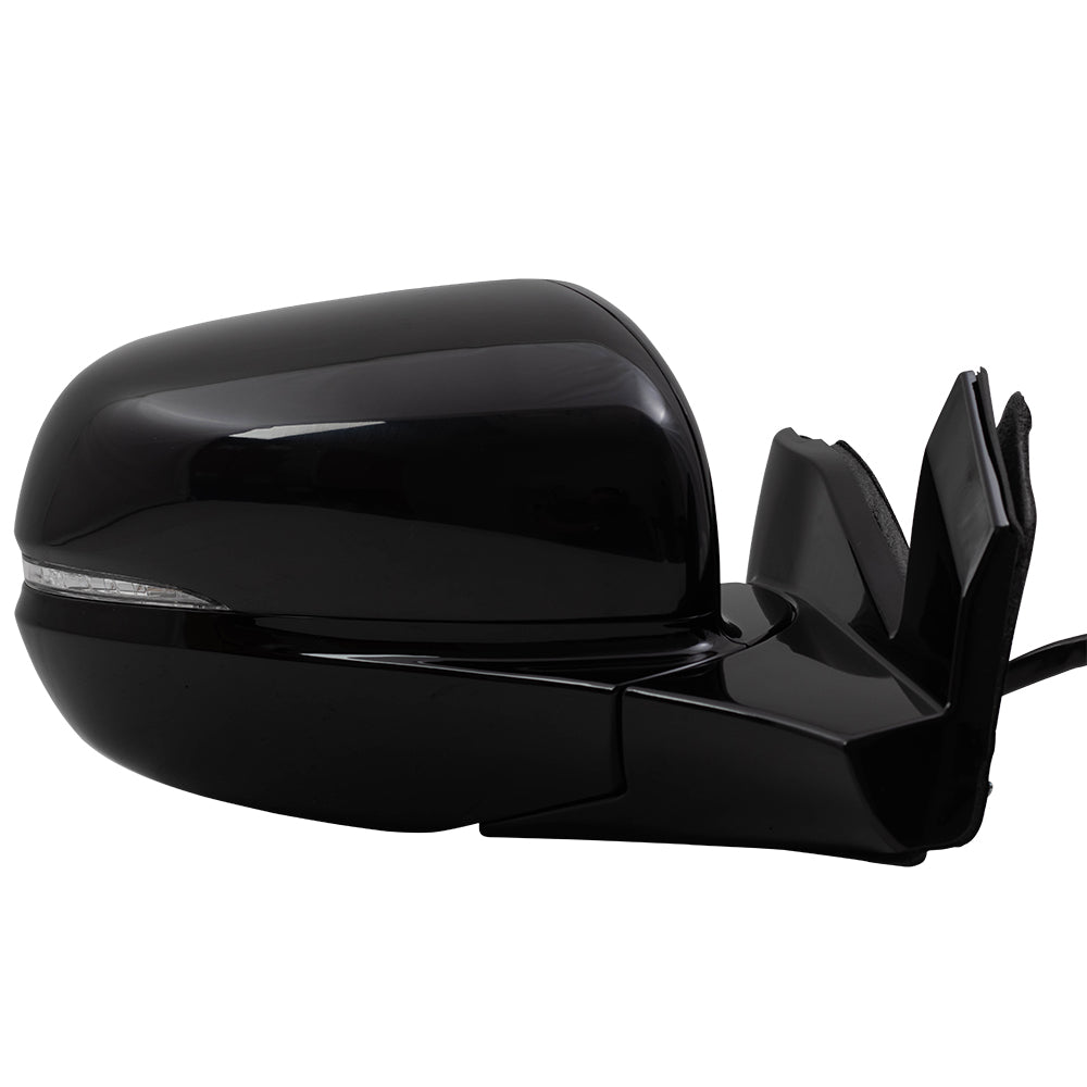 Brock Replacement Power Side View Mirror Passengers Heated Signal Memory Manual Folding Compatible with 2016 Pilot 76200-TG7-A21ZD76200TG7A21ZD