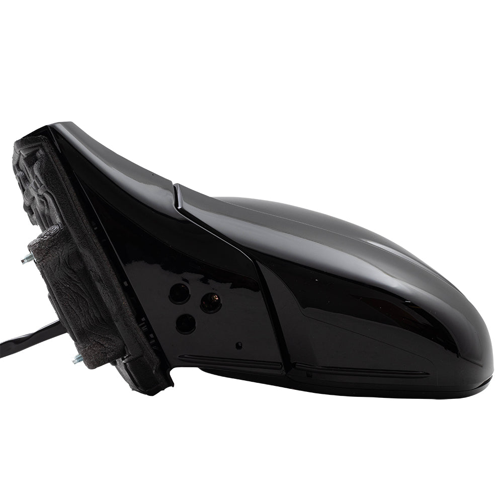 2017-2020 Honda Ridgeline Black Edition/RTL-E Power Door Mirror Assembly Paint To Match Black Manual Folding With Heat-Memory Without Signal-Auto Dimming LH