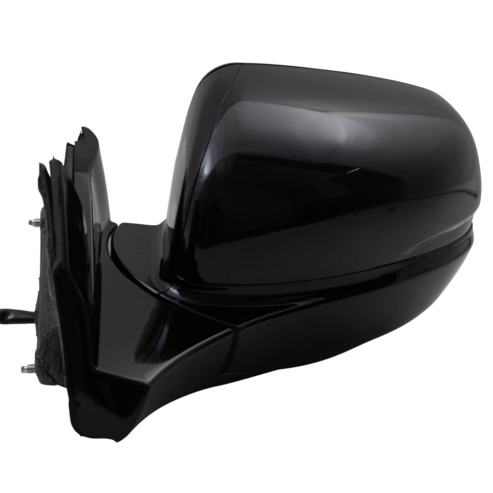 2017-2020 Honda Ridgeline Black Edition/RTL-E Power Door Mirror Assembly Paint To Match Black Manual Folding With Heat-Memory Without Signal-Auto Dimming LH