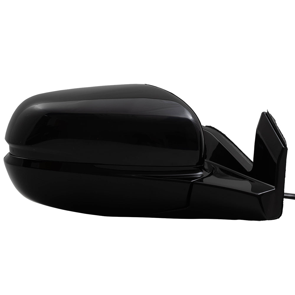 2017-2020 Honda Ridgeline Black Edition/RTL-E Power Door Mirror Assembly Paint To Match Black Manual Folding With Heat-Memory Without Signal-Auto Dimming-Side View Camera RH