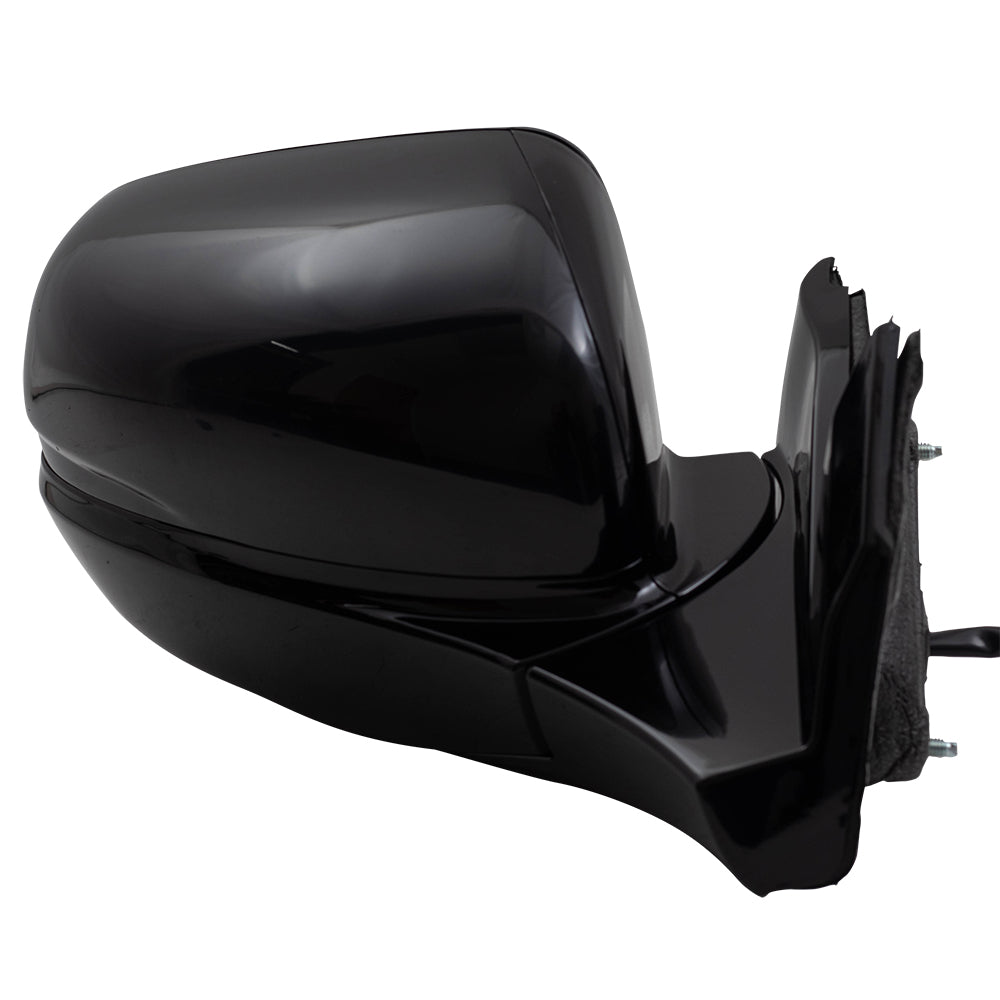 2017-2020 Honda Ridgeline Black Edition/RTL-E Power Door Mirror Assembly Paint To Match Black Manual Folding With Heat-Memory Without Signal-Auto Dimming-Side View Camera RH