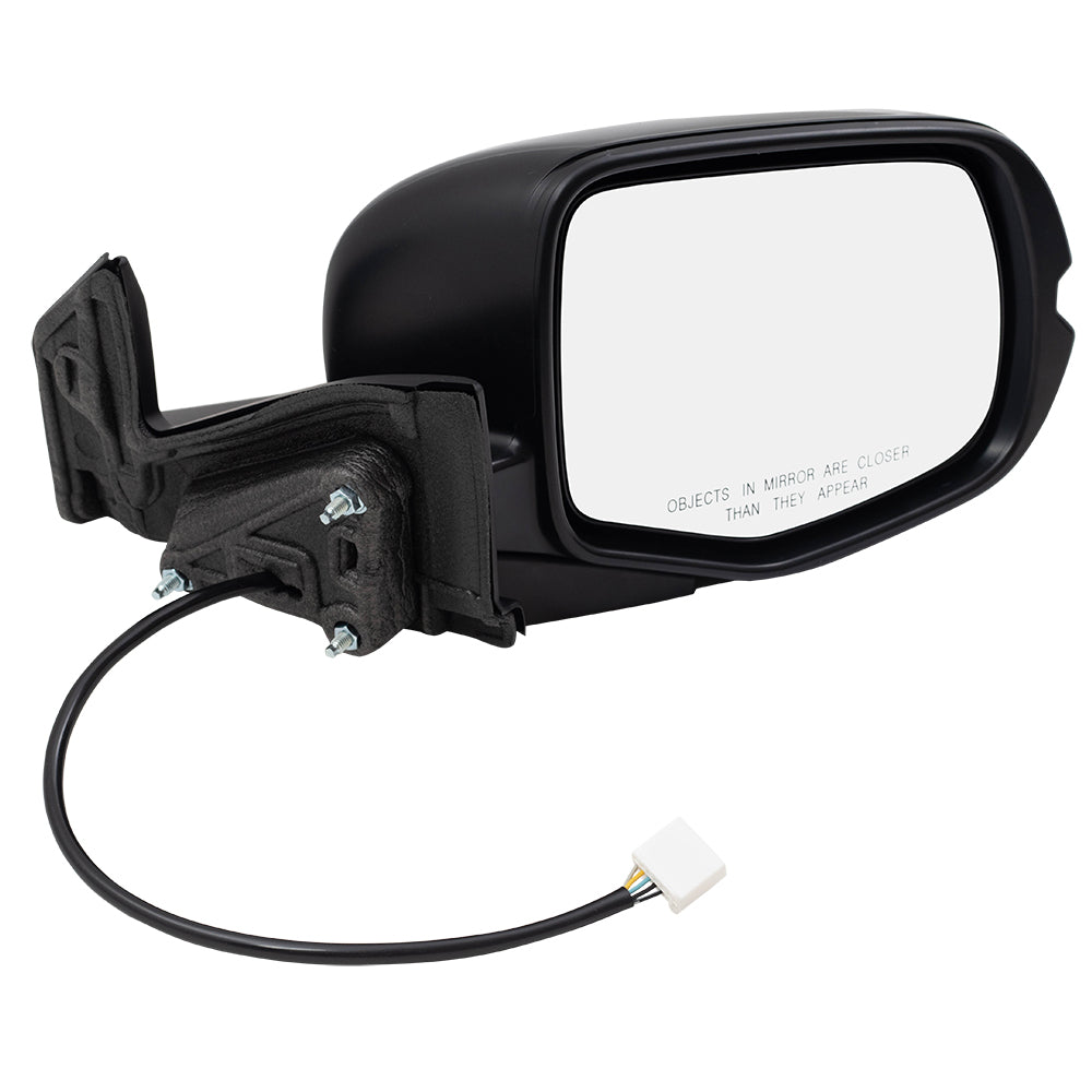 2017-2023 Honda Ridgeline LX/RTL-T AWD Power Door Mirror Assembly Paint To Match Black Manual Folding With Heat Without Signal-Memory-Auto Dimming-RH Side View Camera Set LH+RH 2017-2020 Honda Ridgeline RTL AWD