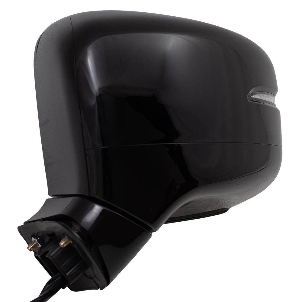 2018-2020 Honda Odyssey Power Door Mirror Assembly Paint To Match Black Power Folding With Heat-Signal-Memory Without Auto Dimming LH