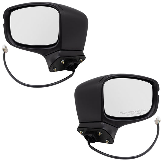 2018-2023 Honda Odyssey Power Door Mirror Assembly Paint To Match Black Manual Folding With Heat-Signal Without Memory-Auto Dimming-RH Side View Camera Set LH+RH