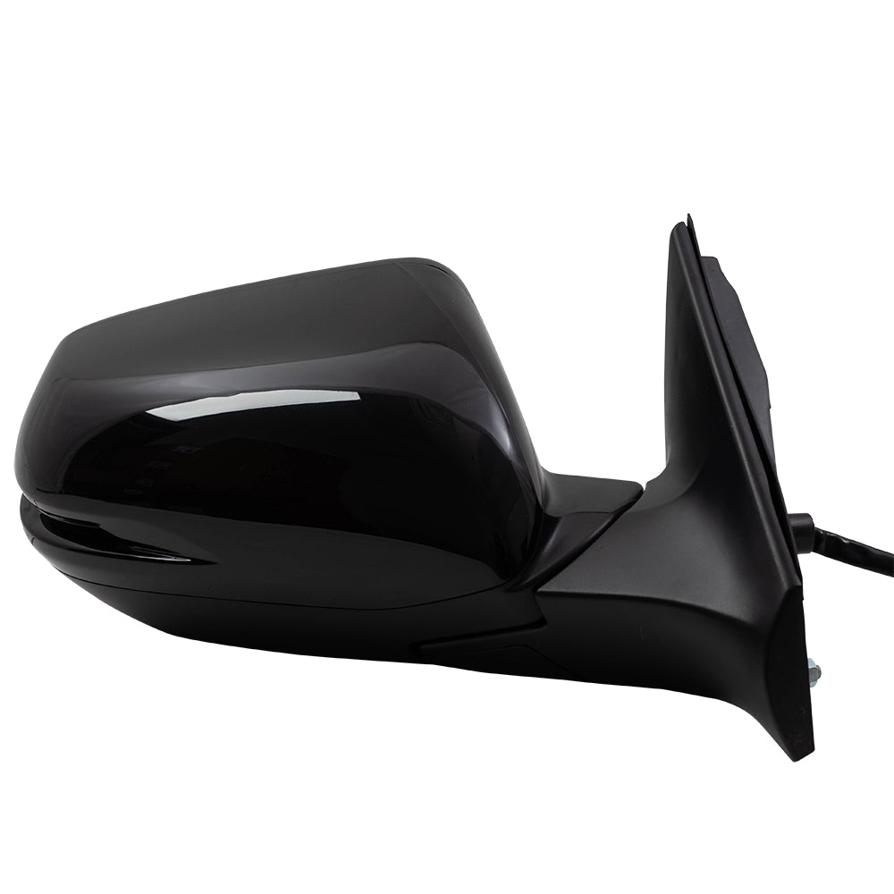 Brock Aftemarket Replacement Driver Left Passenger Right Power Mirror Paint to Match Black with Heat-Signal-Blind Spot Detection Compatible with 2017-2022 Honda CR-V EX/EX-L/Touring/Black Edition