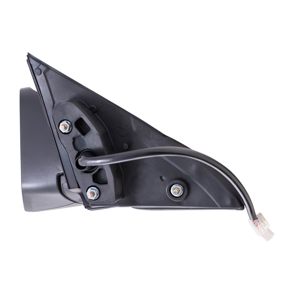 Brock Replacement Drivers Power Mirror w/ Heat Signal Flat Glass Compatible with 2016-2018 HR-V EX EX-L