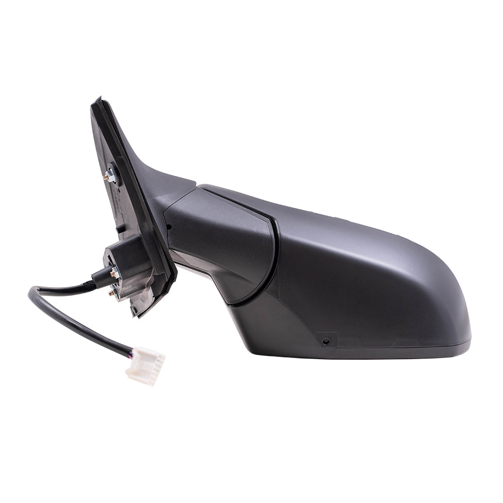 Brock Replacement Drivers Power Mirror w/ Heat Signal Flat Glass Compatible with 2016-2018 HR-V EX EX-L