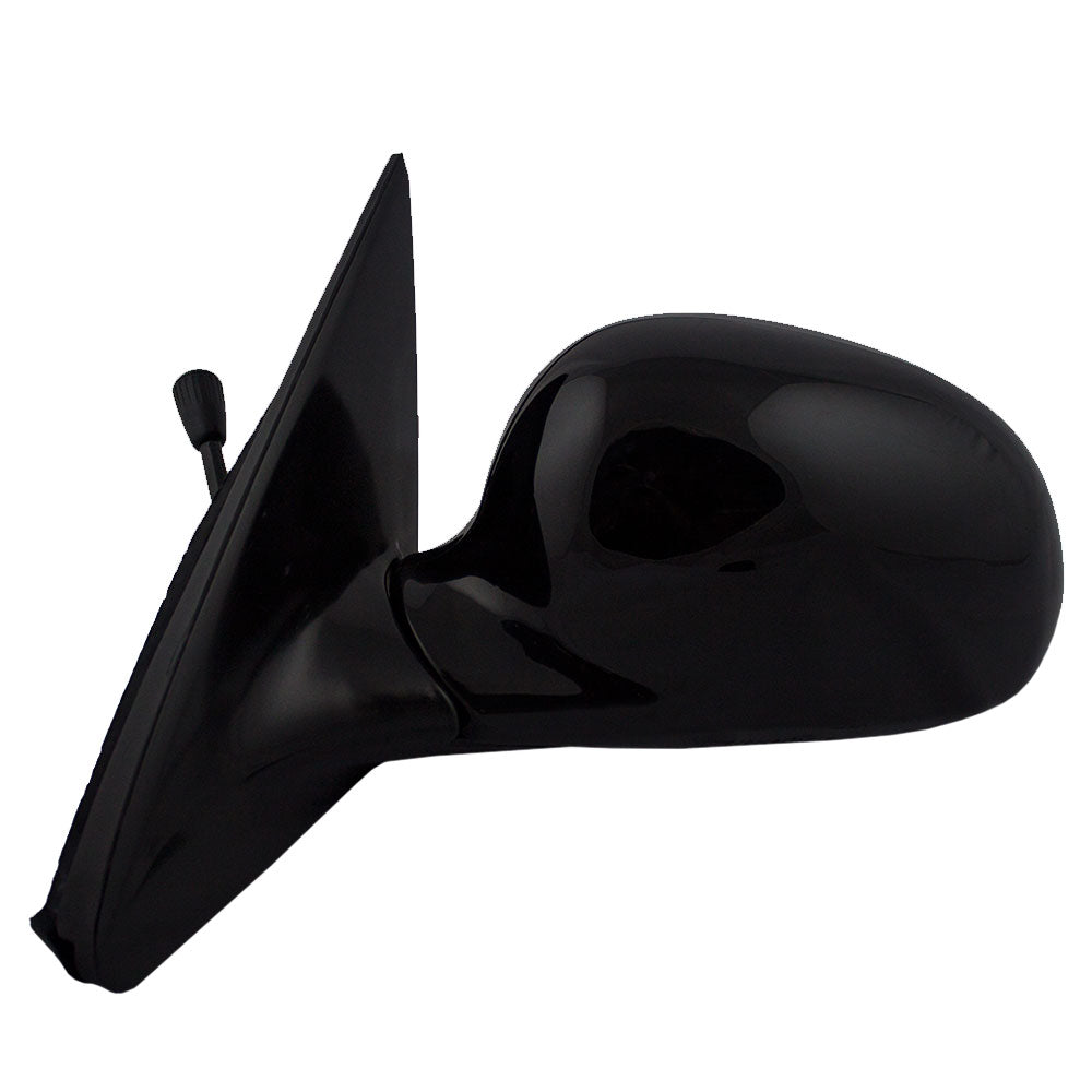 Brock Replacement Drivers Manual Remote Side View Mirror Ready-to-Paint Compatible with 1992-1995 Civic Coupe Hatchback 76250-SR3-A05