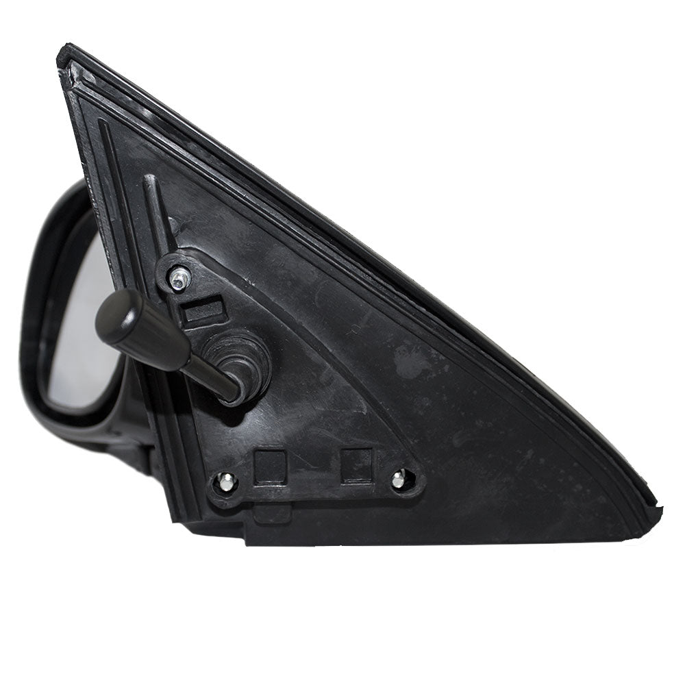 Brock Replacement Drivers Manual Remote Side View Mirror Ready-to-Paint Compatible with 1992-1995 Civic Coupe Hatchback 76250-SR3-A05
