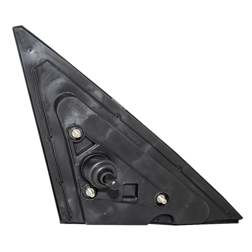 Brock Replacement Drivers Manual Remote Side View Mirror Compatible with 2001-2005 Civic Sedan 76250-S5D-A01